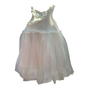 Zara White Ribbed dress